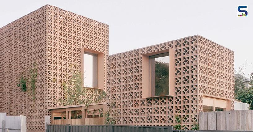 Studio Bright Transformed an Australian Home with Pale Pink Breeze Blocks | Fascinating Facade